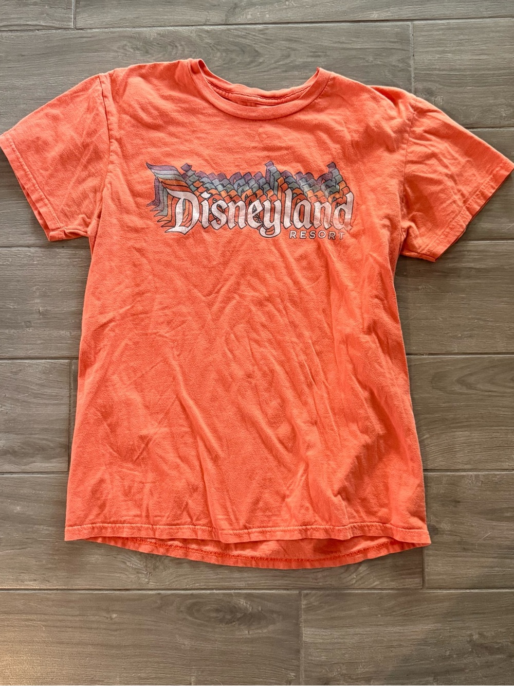 Disneyland Orange Resort Graphic Tee, Mickey Mouse, Theme Park, Retro, Disney